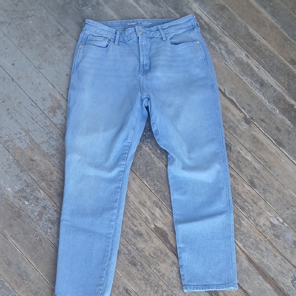 Old Navy High Rise Vintage Slim Light Blue  Jeans Size 12
